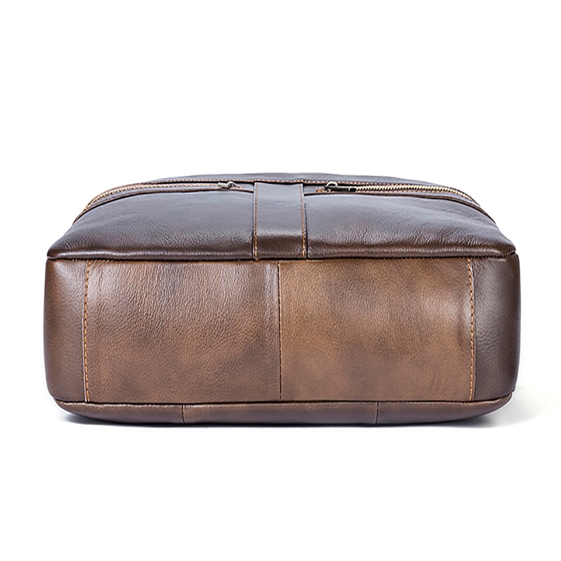 Men's Genuine Leather Casual Briefcase - Image 5