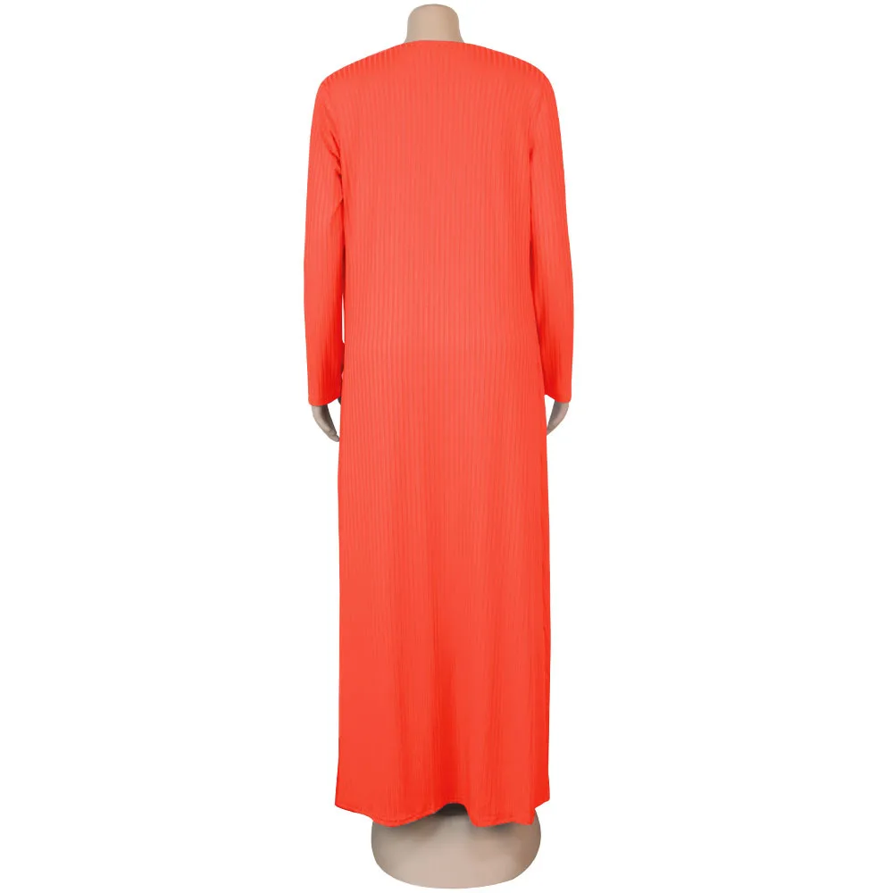 Women's Crop Top, Leggings and Long Cardigan Set