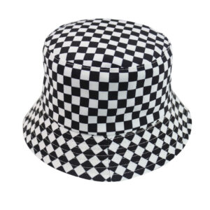 Unisex Plaid Summer Bucket Hat