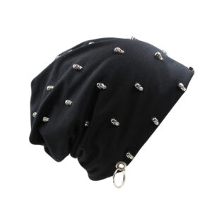 Unisex Hat with Skull Charms