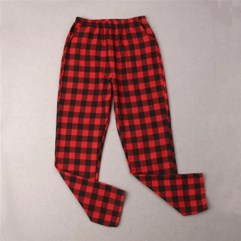 Adults Baby Kids Christmas Family Matching Pajamas Set Sleepwear Xmas Plaid Nightwear Outfits 2Pcs/set