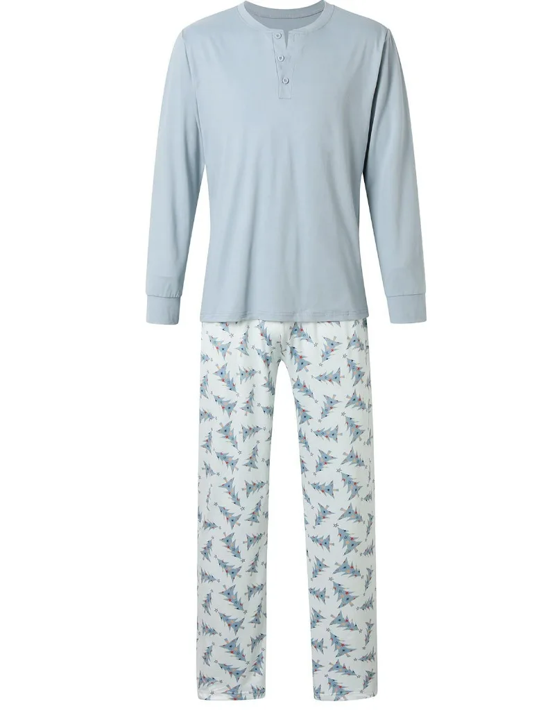 Holiday Party Look Pyjamas Christmas Tree Print Family Pajamas Set Adults Kids Matching Outfits Baby&Dog Romper 2 Pcs Suit PJs