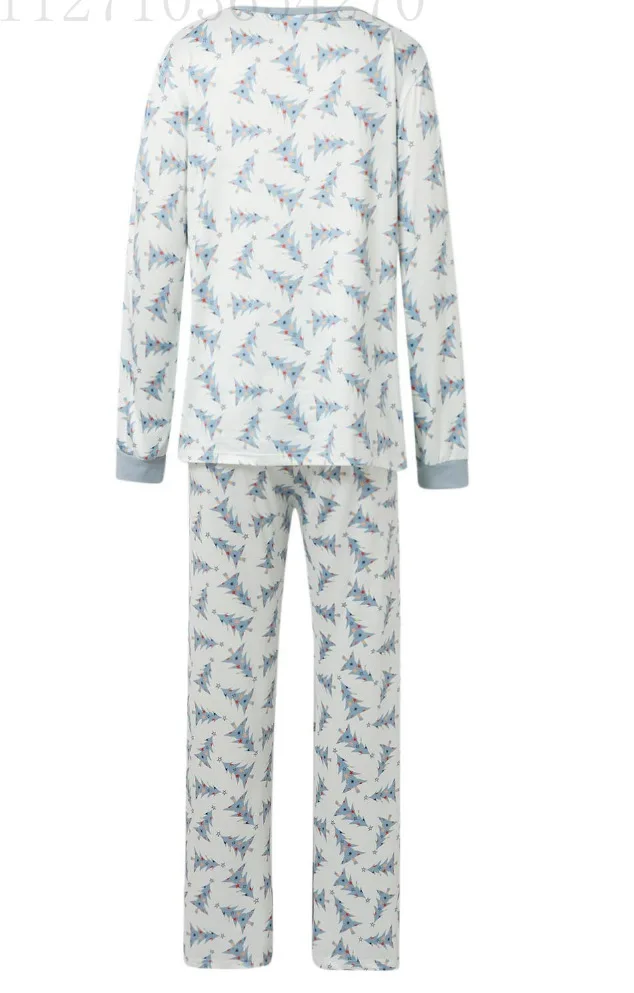 Holiday Party Look Pyjamas Christmas Tree Print Family Pajamas Set Adults Kids Matching Outfits Baby&Dog Romper 2 Pcs Suit PJs