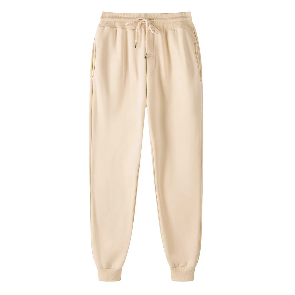 Plain Fleece Sports Pants Men Athletic Wear Baggy Sweatpants Unisex Sportswear Casual Trousers For Men Pantalon Deportivo Hombre