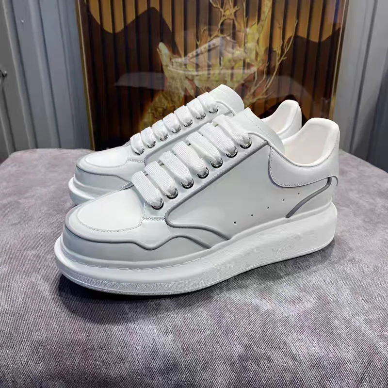 Casual Sneakers Heightening Shoes Unisex Oversized Height Increasing Loafers Men Cowhide Leather Office Sports Shoes Trainers - Image 2