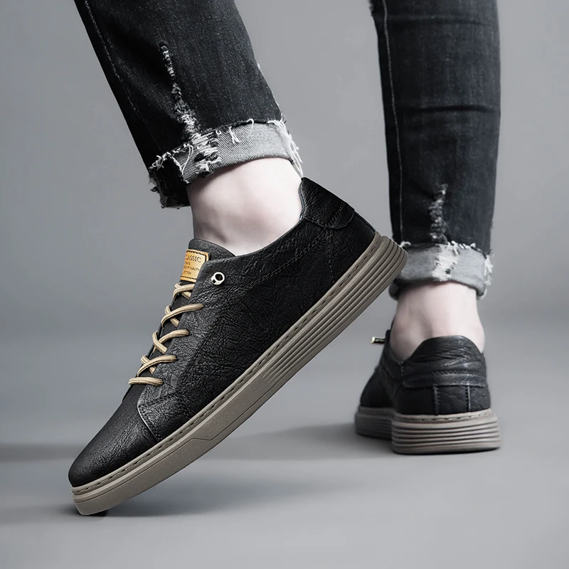 Italian Brand Black Genuine Leather Oxford Shoes UNISEX Casual Shoes Lace Up Flat Sneakers Luxury Shoes for Men Big Size: 36-47 Italian Brand Black Genuine Leather Oxford Shoes UNISEX Casual Shoes Lace Up Flat Sneakers Luxury Shoes for Men Big Size: 36-47