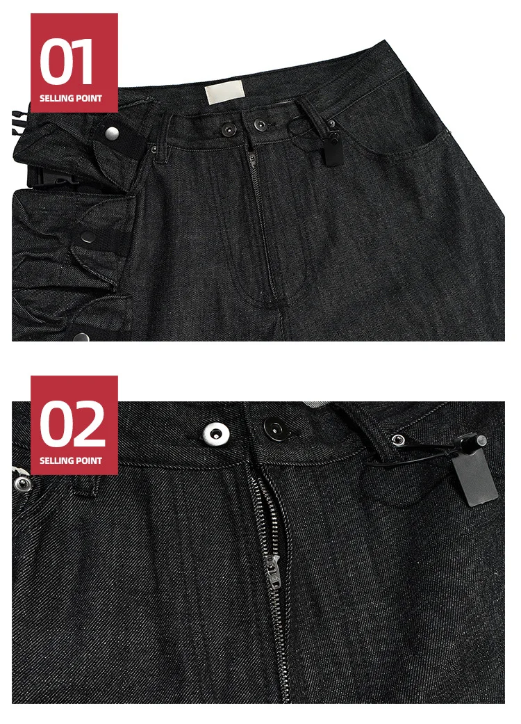 MIJKO Original Shorts Unisex Multi-functional Tactical Jeans Functional Outdoor Innerwear Breathable Comfortable ZJ143