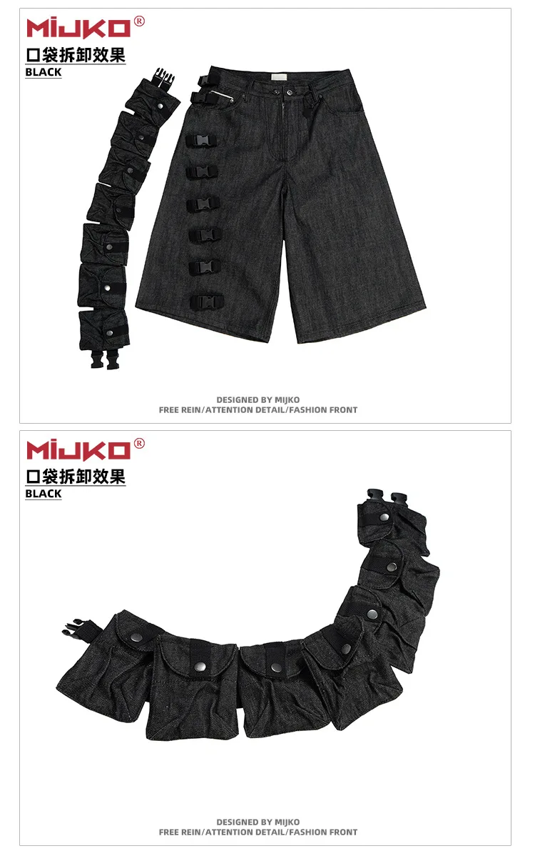MIJKO Original Shorts Unisex Multi-functional Tactical Jeans Functional Outdoor Innerwear Breathable Comfortable ZJ143