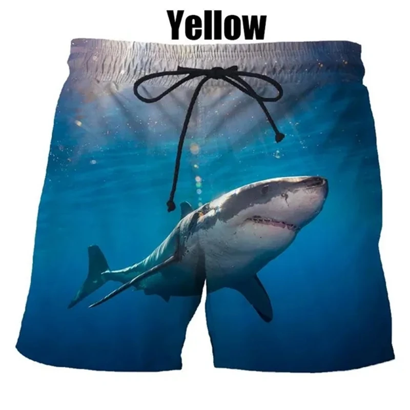 New Summer Big Movie 3D Printing Jaws Shorts Unisex Casual Beach Short Pants Swim Trunks Shark Shorts Beach Shorts Ropa Hombre