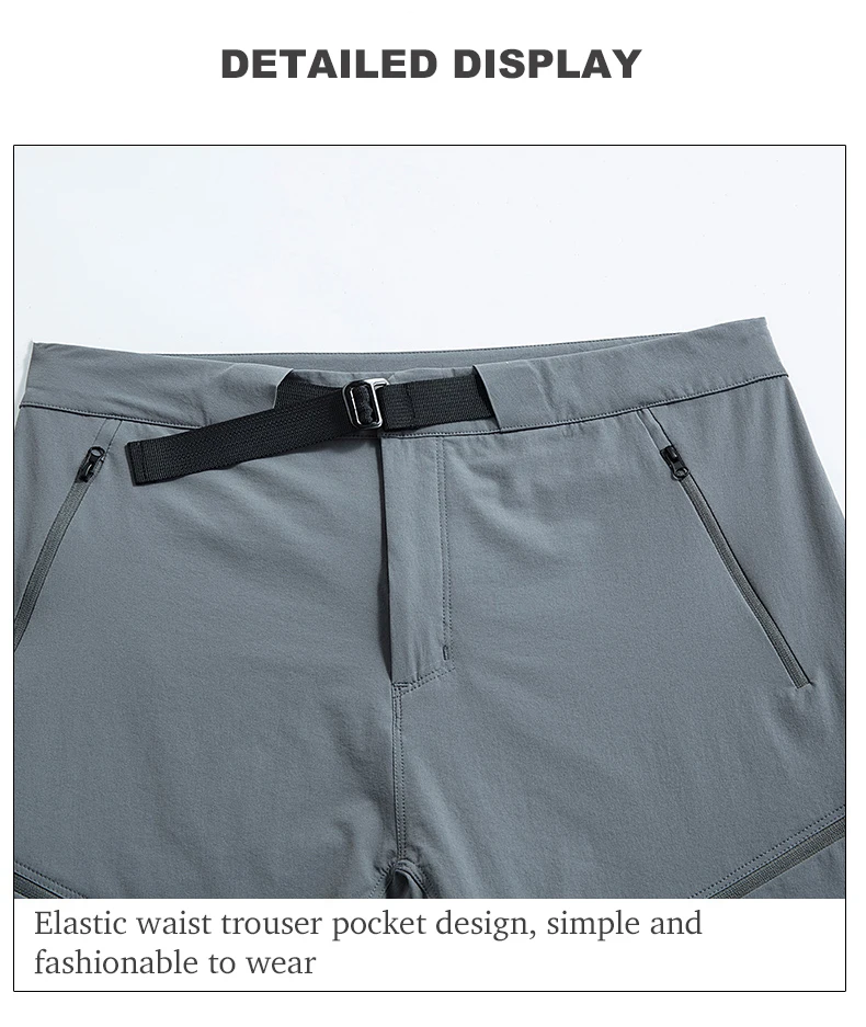 JNLN Men's Women's Summer Hiking Shorts Outdoor Stretch Quick Dry Shorts Unisex For Camping Trekking Climbing Running Oversize