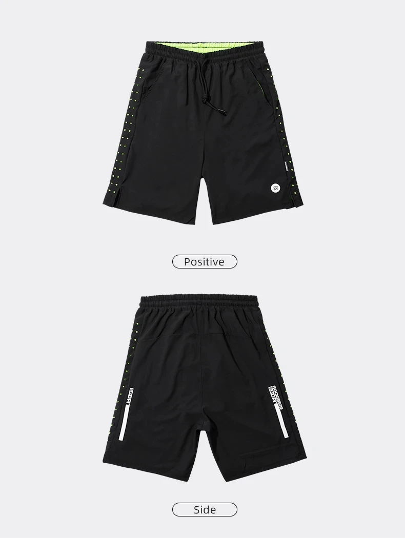 ROCKBROS Sports Shorts Breathable Running Shorts Unisex Summer Quick-drying Casual Spandex Jogging Fitness Trousers