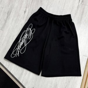 Retro Gothic Printed Men's Casual Letter Printed Waist Shorts Summer New Sport Unisex Casual Sports Shorts