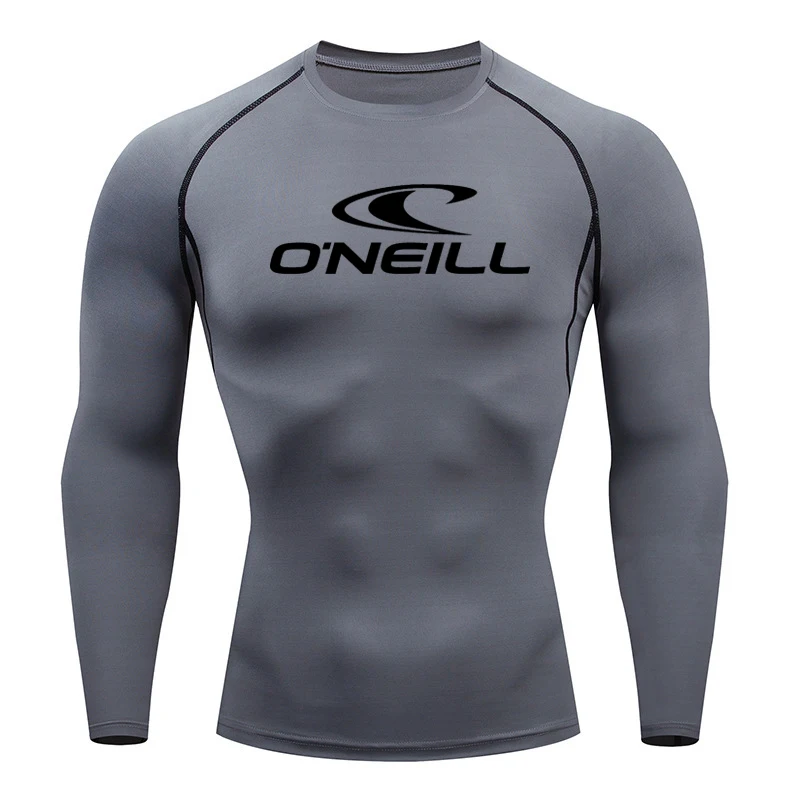 2026 New Model Men's Quick-Drying Long-Sleeved Surf Sunscreen Beach Casual Anti-Scratch Wearable Anti-Wear Swim Suit Diving Suit
