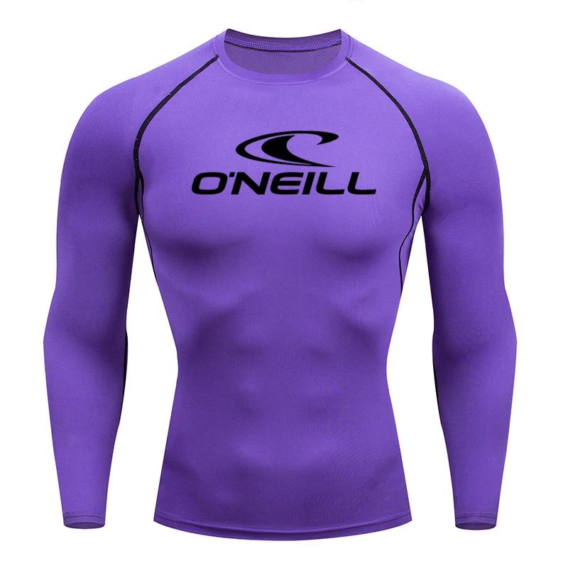 2026 New Model Men's Quick-Drying Long-Sleeved Surf Sunscreen Beach Casual Anti-Scratch Wearable Anti-Wear Swim Suit Diving Suit