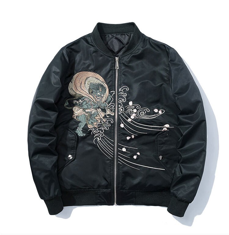 Men's Embroidered Bomber Jacket Men's Embroidered Bomber Jacket