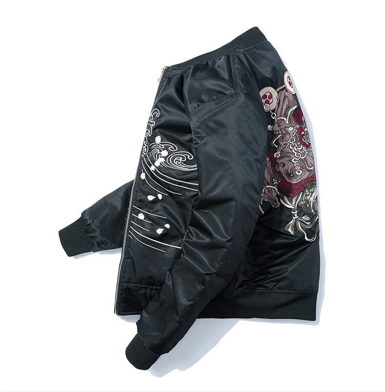 Men's Embroidered Bomber Jacket Men's Embroidered Bomber Jacket