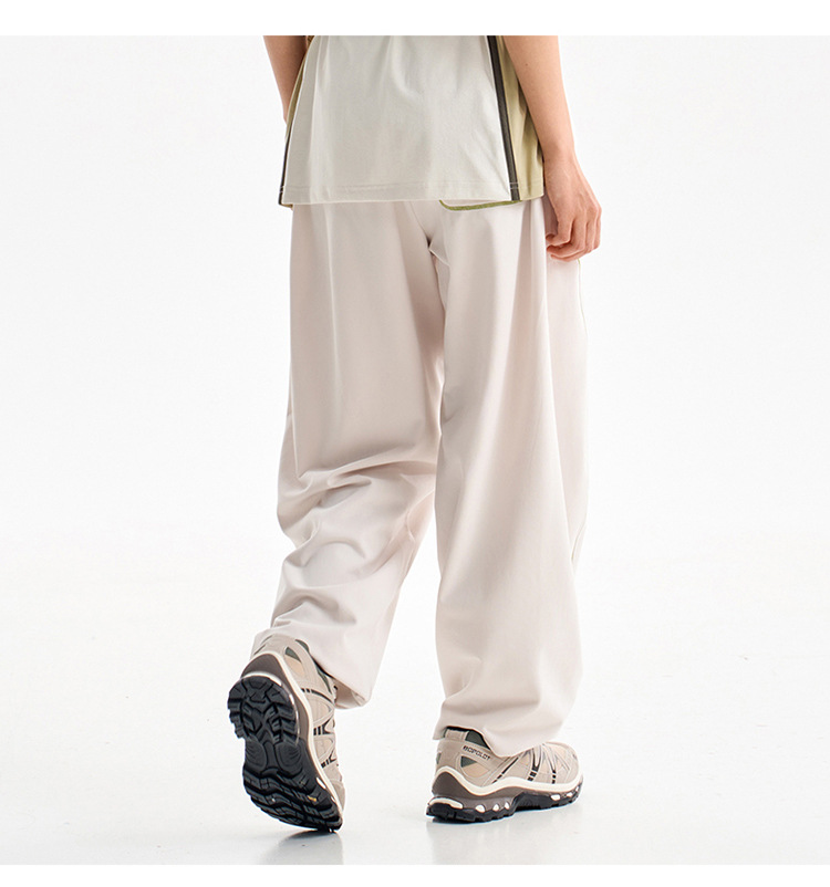 Men Women Outdoor Hiking Quick Dry Loose Casual Sport Trousers Streetwear Lightweight Knitted Pants Unisex Joggers Sweatpants