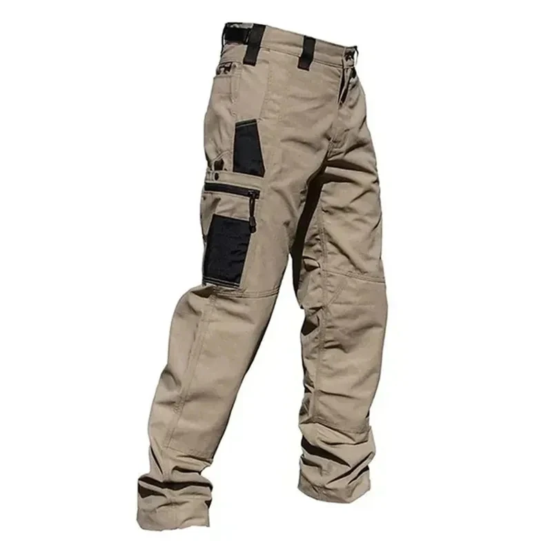 Wear Resistant Work Pant Man Multi-pocket Straight Cargo Trousers Outdoor Jogging Tactical Pants Spring Autumn Casual Trousers Wear Resistant Work Pant Man Multi-pocket Straight Cargo Trousers Outdoor Jogging Tactical Pants Spring Autumn Casual Trousers