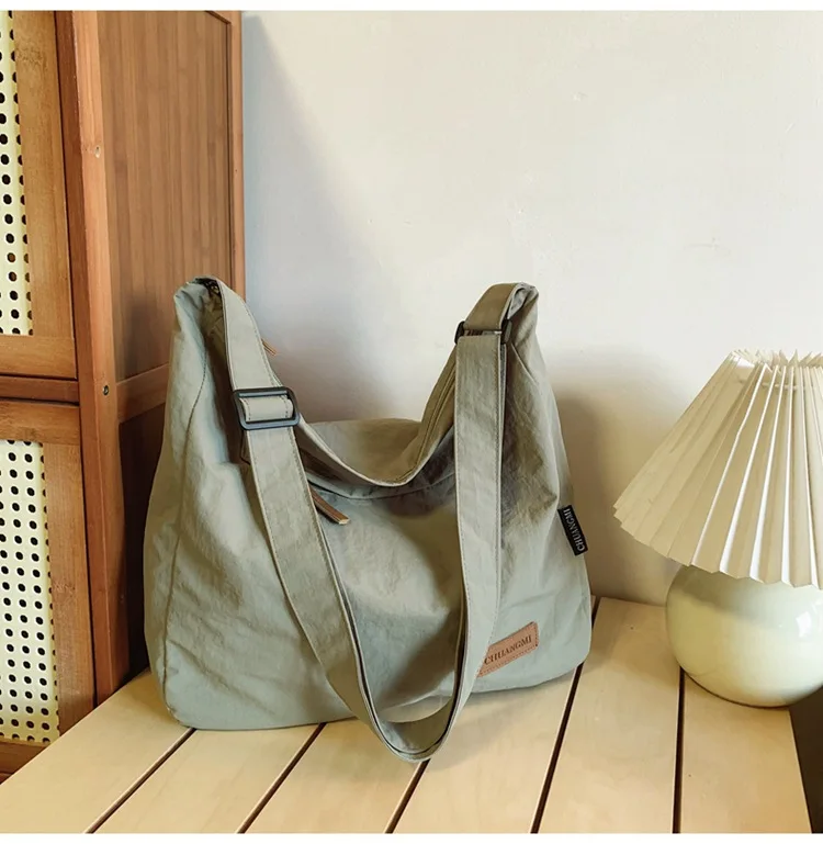 Japanese Women Men Shoulder Crossbody Bag Large Canvas Messenger Bags for Student 2024 Brand Book Bags Female Handbag Satchels