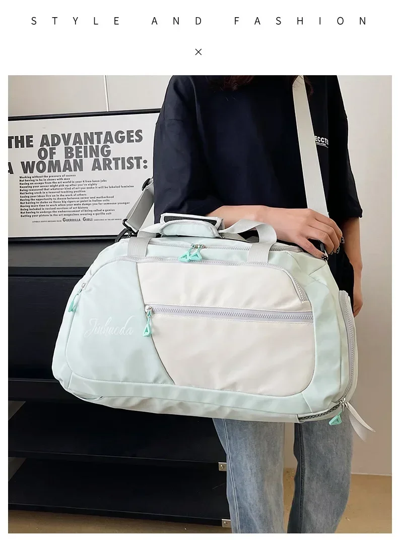 Large Capacity Outdoor Travel Luggage Bag Shoulder Handbag Gym Sports Bags Men Women Waterproof Fitness Training Backpacks