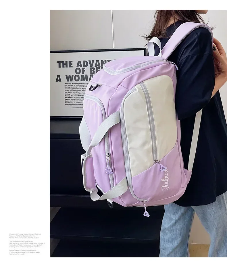Large Capacity Outdoor Travel Luggage Bag Shoulder Handbag Gym Sports Bags Men Women Waterproof Fitness Training Backpacks