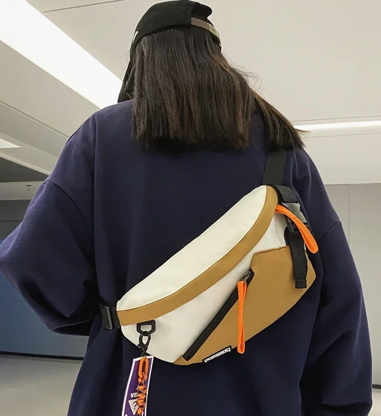 Chest Rig Bag Women Fanny Pack Streetwear Chest Bags Multi-function Unisex Nylon Hip Hop Waist Bag Phone Pocket Fanny Pack Men