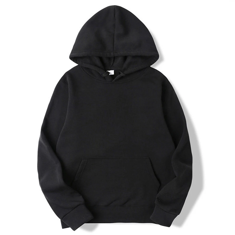 Blank Fleece Fashion Hoodies Men Pull Over Wholesale Hooded Sweatshirt Unisex Cheap Solid Hoodie In Bulk Sudaderas Con Capucha