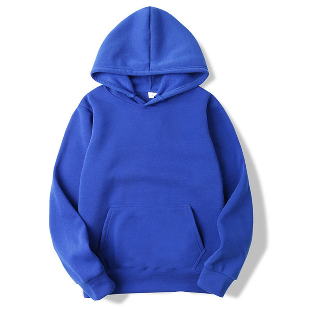 Blank Fleece Fashion Hoodies Men Pull Over Wholesale Hooded Sweatshirt Unisex Cheap Solid Hoodie In Bulk Sudaderas Con Capucha