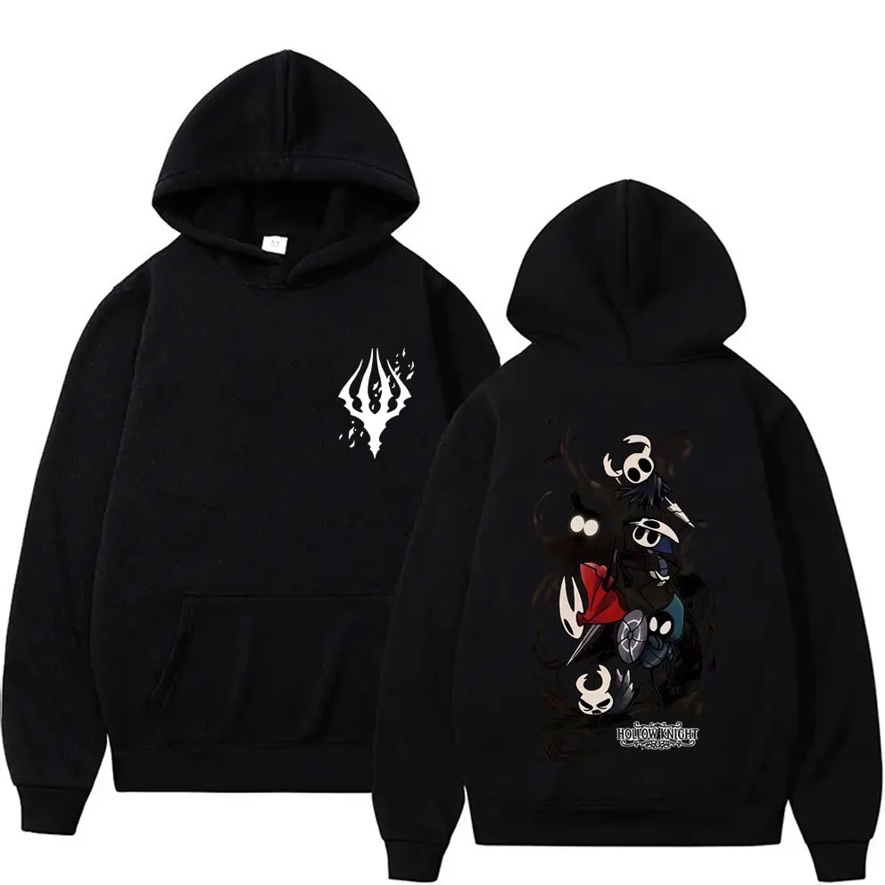 Game Hollow Knight Hoodie Male Fashion Streetwear Men Women Clothing Casual Oversized Hoodies Unisex Retro Otaku Lovers Pullover