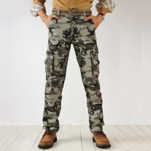 Men's Patchwork Camouflage Tactical Pants
