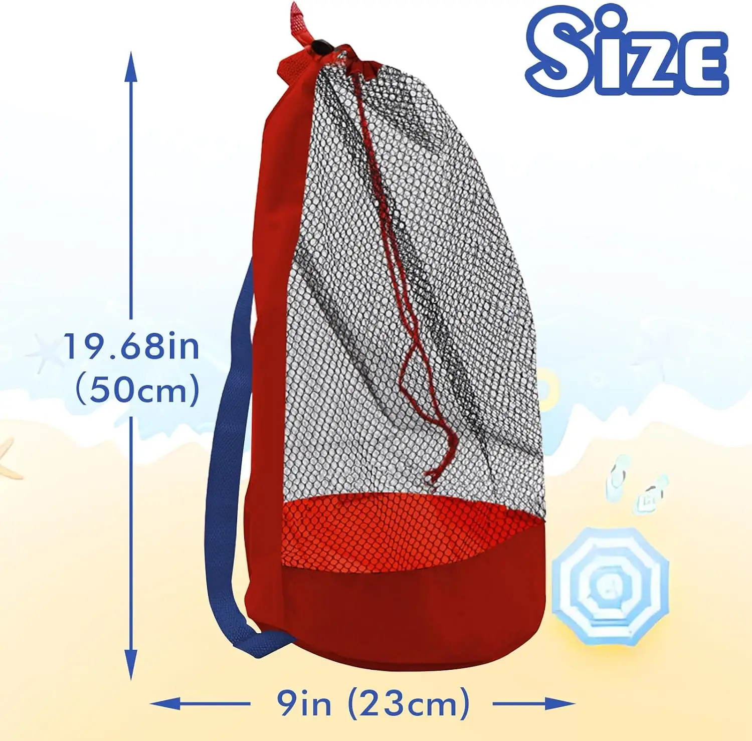 Mesh Beach Bag Drawstring Backpack Foldable Toy Organizer Pouch Shell Adjustable Straps Large Capacity Beach Toy Bag Swim Bag Mesh Beach Bag Drawstring Backpack Foldable Toy Organizer Pouch Shell Adjustable Straps Large Capacity Beach Toy Bag Swim Bag
