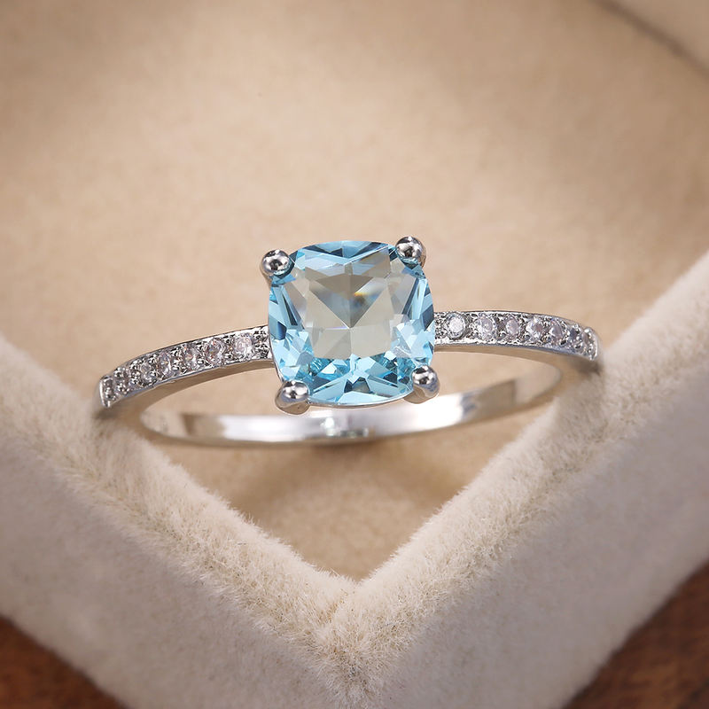 Square Stone Elegant Ring Square Stone Elegant Ring