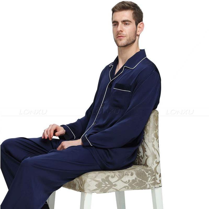 Silk Pajama Set for Men