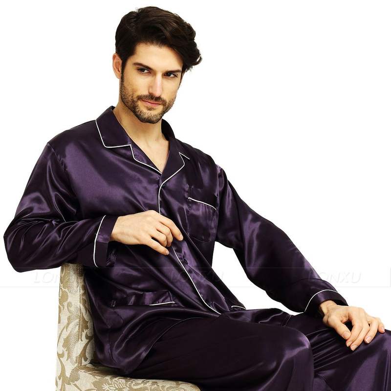 Silk Pajama Set for Men