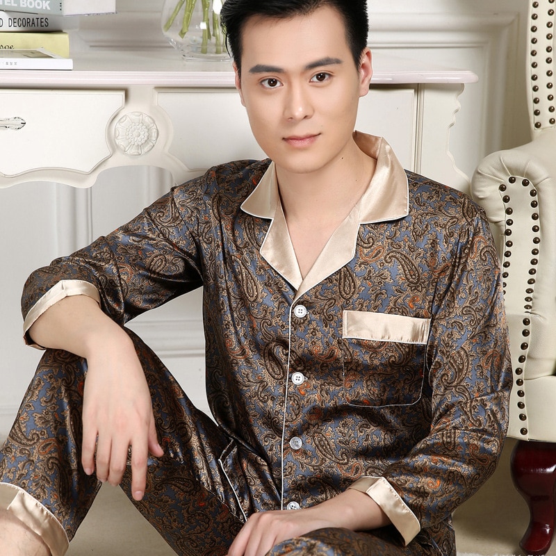 Long Sleeved Pajama Set for Men - Image 4