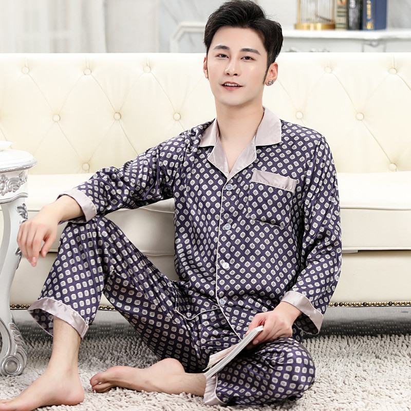 Long Sleeved Pajama Set for Men - Image 3